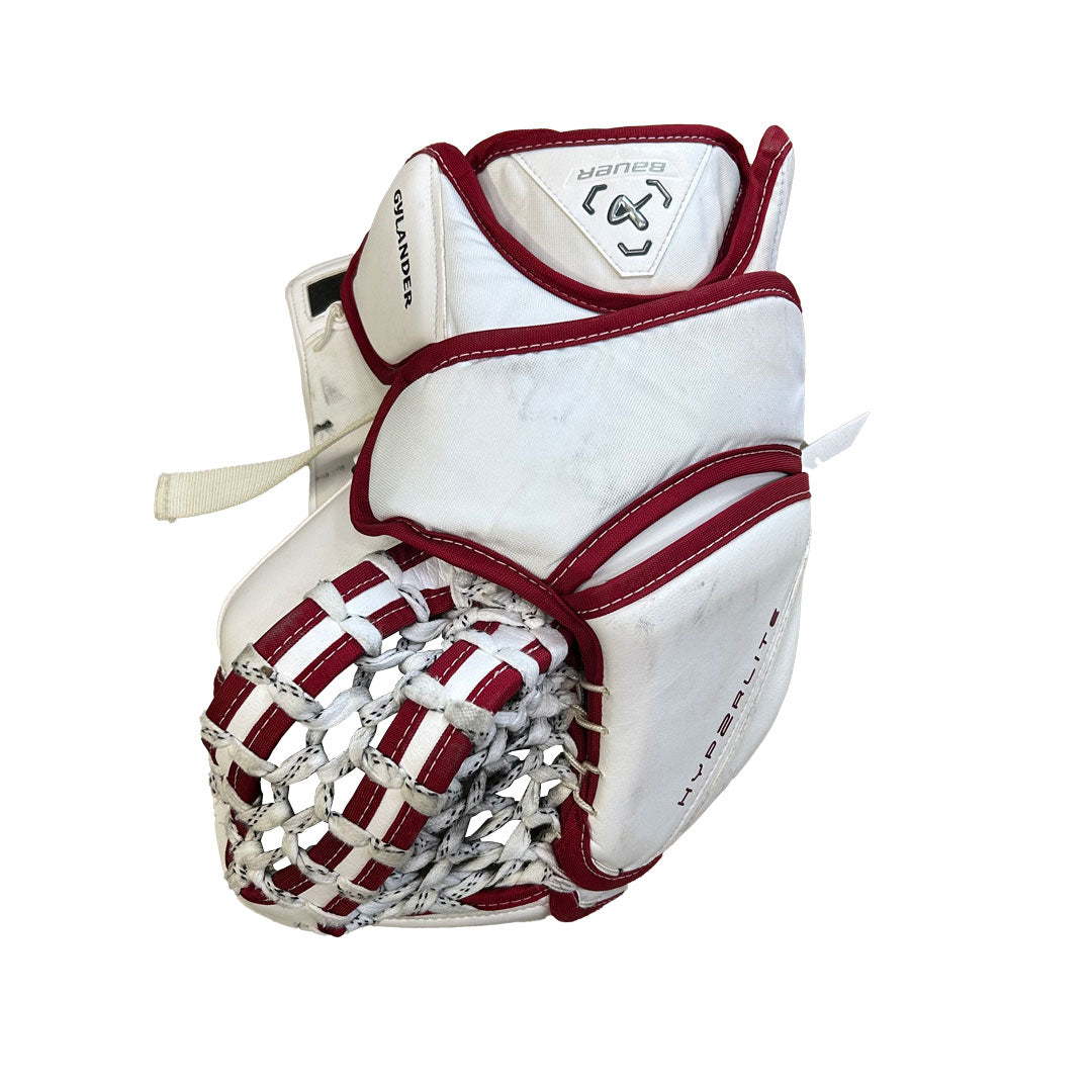 Bauer Vapor Hyperlite 2 - Ensemble complet de gardien de but Pro Stock d'occasion (blanc/rouge)
